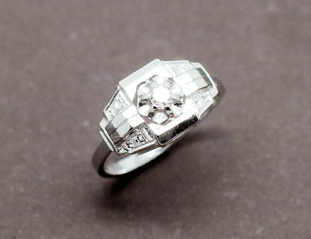 Bague Art Déco Diamant
