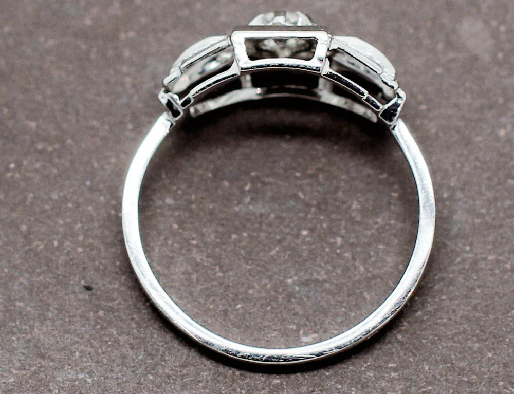 Bague Art Déco Diamant - Image 5