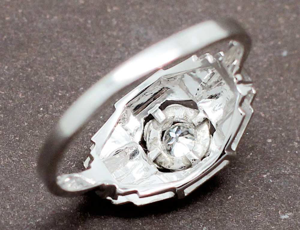 Bague Art Déco Diamant - Image 6