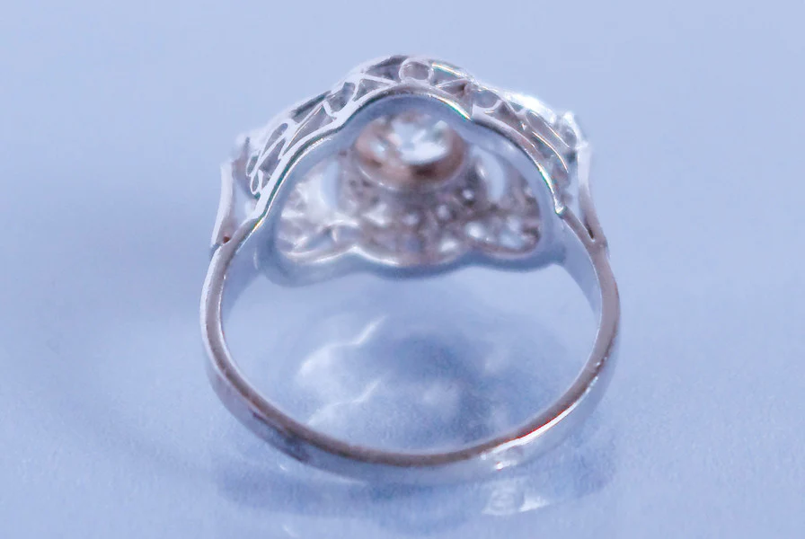 Bague Art déco diamant - Image 2