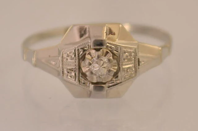 Bague Art Déco Diamant - Image 3