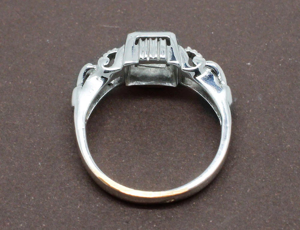 Bague Art Déco Diamant - Image 4