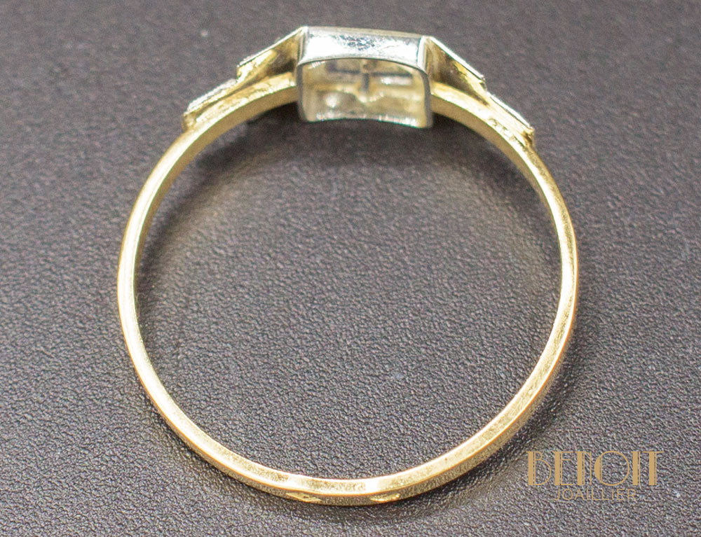 Bague Art Déco Diamant - Image 4
