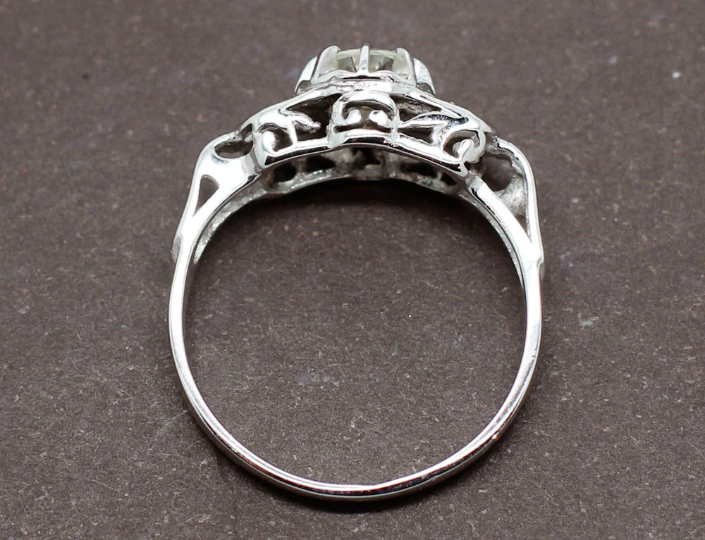 Bague Art Déco Diamants - Image 5