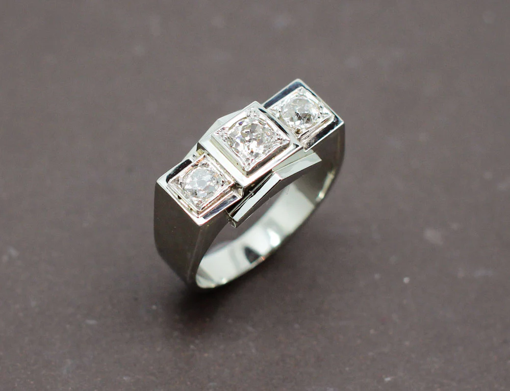 Bague Art Déco Diamants