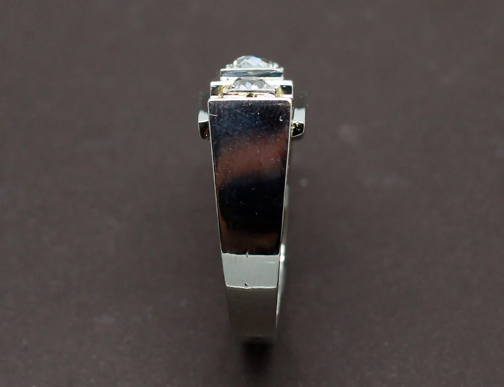 Bague Art Déco Diamants - Image 4