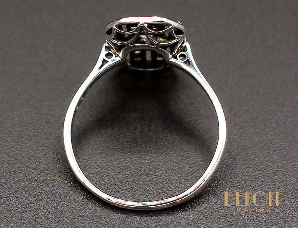 Bague Art Déco Diamants - Image 5