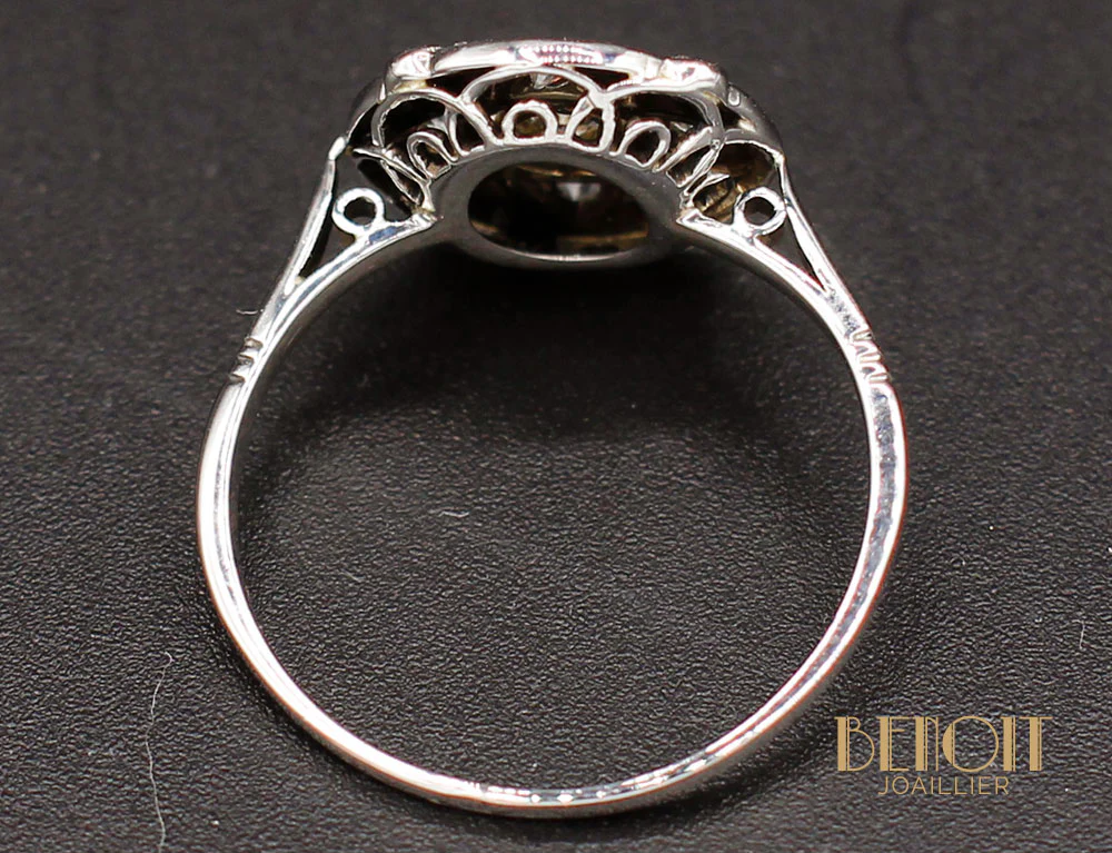 Bague Art Déco Diamants - Image 5