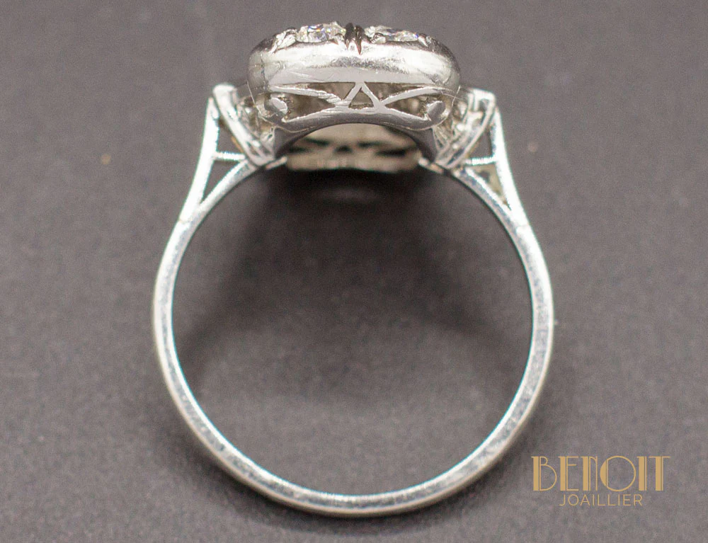 Bague Art Déco Diamants - Image 5