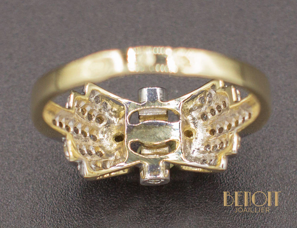 Bague Art Déco Diamants - Image 6