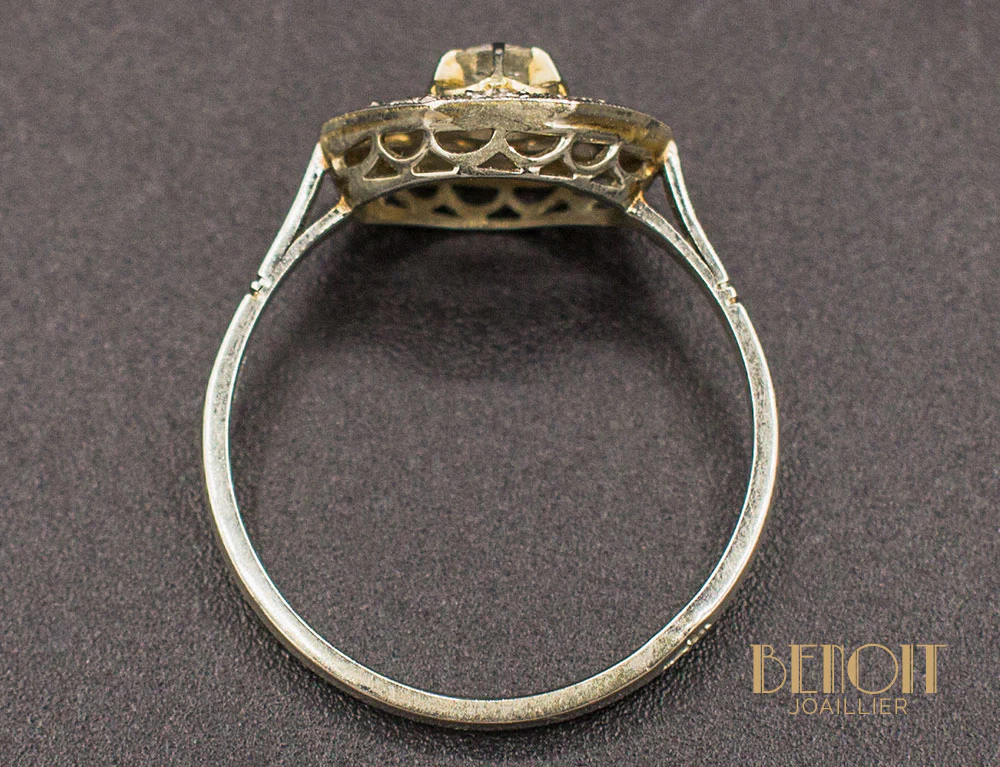 Bague Art Déco Diamants - Image 5