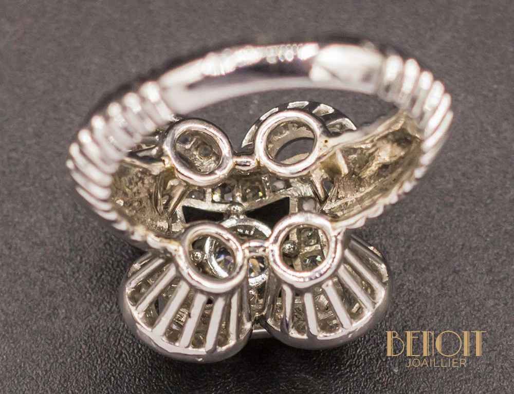 Bague Art Déco Diamants - Image 6