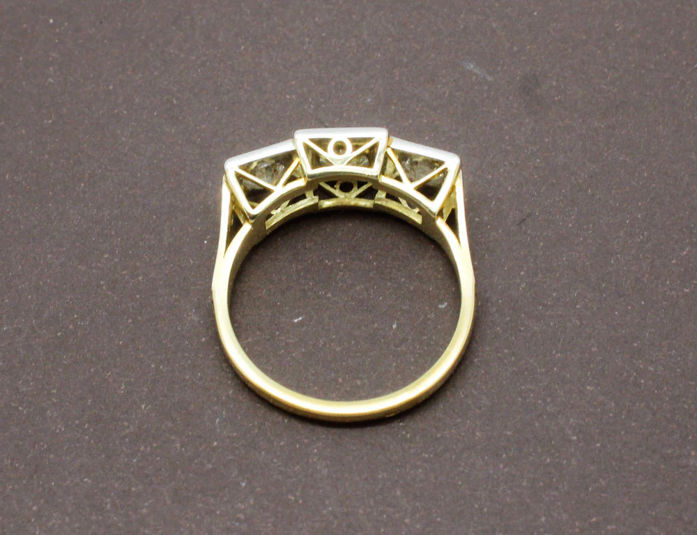 Bague Art Déco Diamants - Image 3