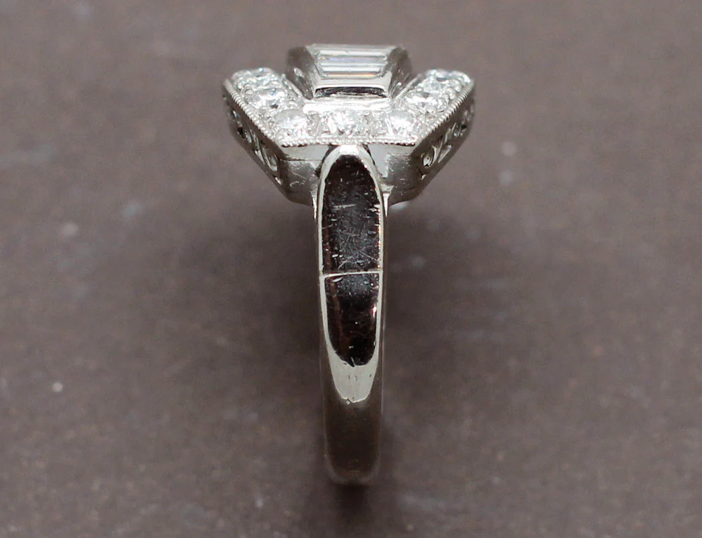 Bague Art Déco Diamants - Image 5