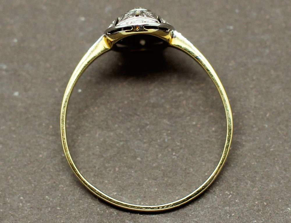 Bague Art Déco Diamants - Image 4