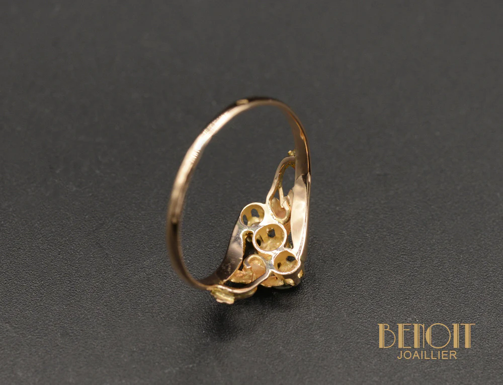 Bague Art Nouveau Vigne - Image 4