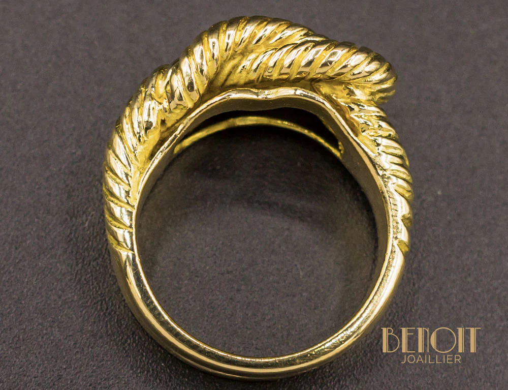 Bague "Audierne" Hermes Or Jaune - Image 4