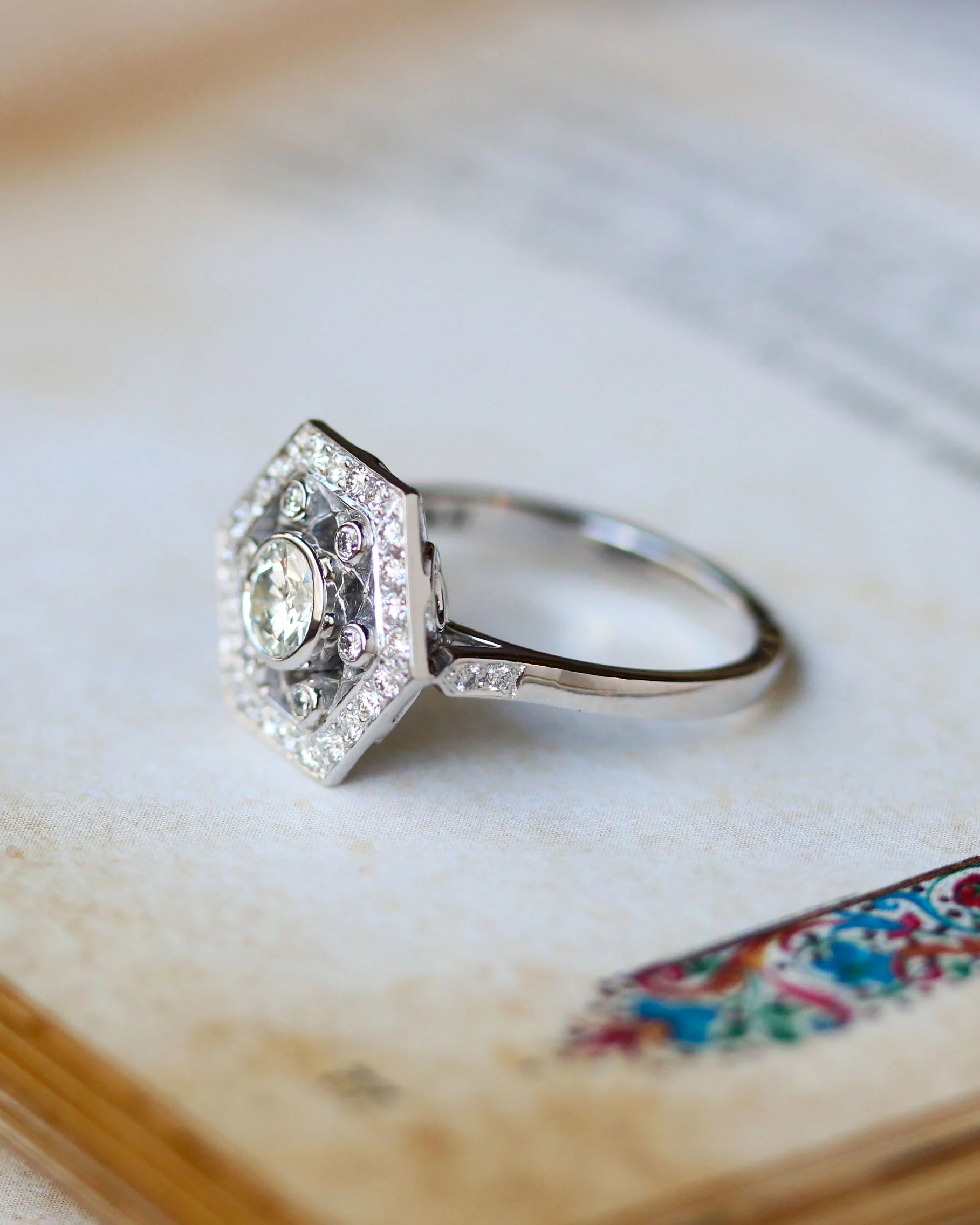 Bague Benoit Joaillier "Hexagone Diamants" - Image 3