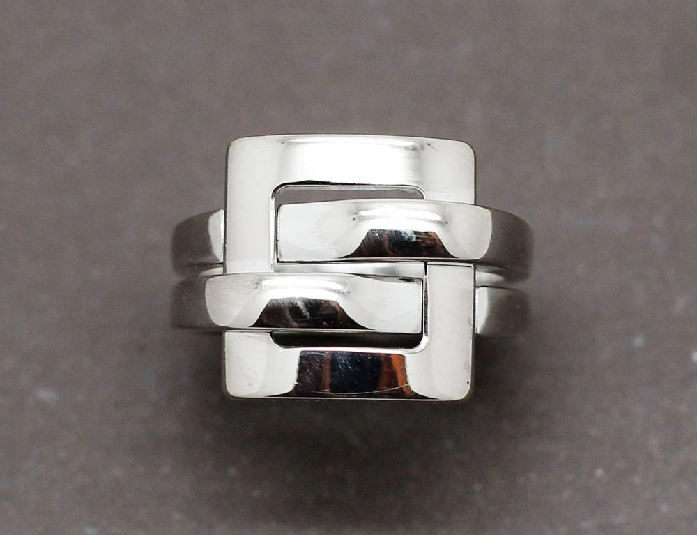 Bague Boucheron "Dechainee" Or Blanc - Image 3