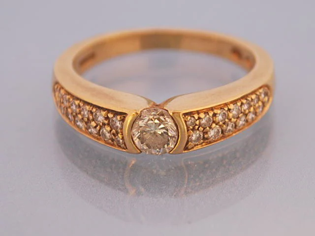 Bague boucheron diamant et or jaune