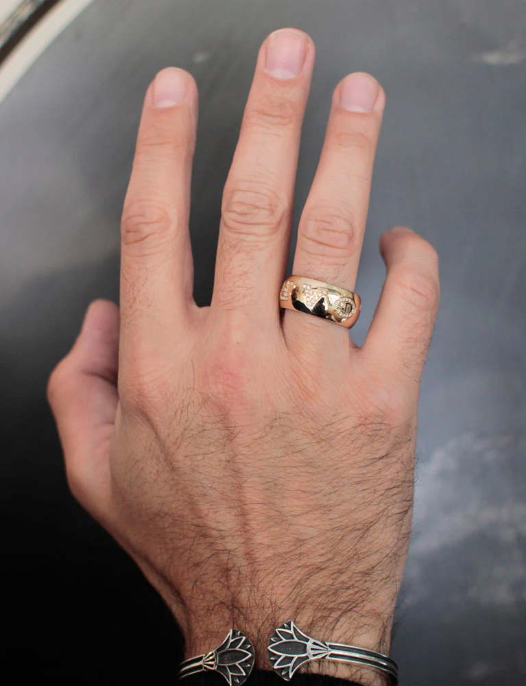 Bague BVLGARI "Monologo" Or Jaune Diamants - Image 7