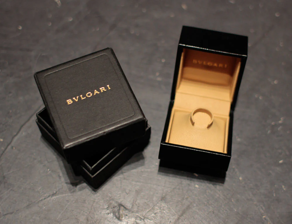 Bague BVLGARI "Monologo" Or Jaune Diamants - Image 8