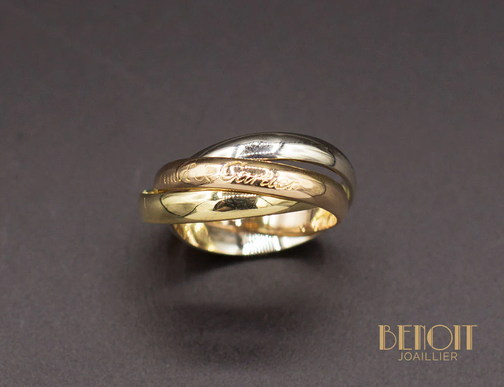 Bague Cartier "Trinity" Classique T53 - Image 2