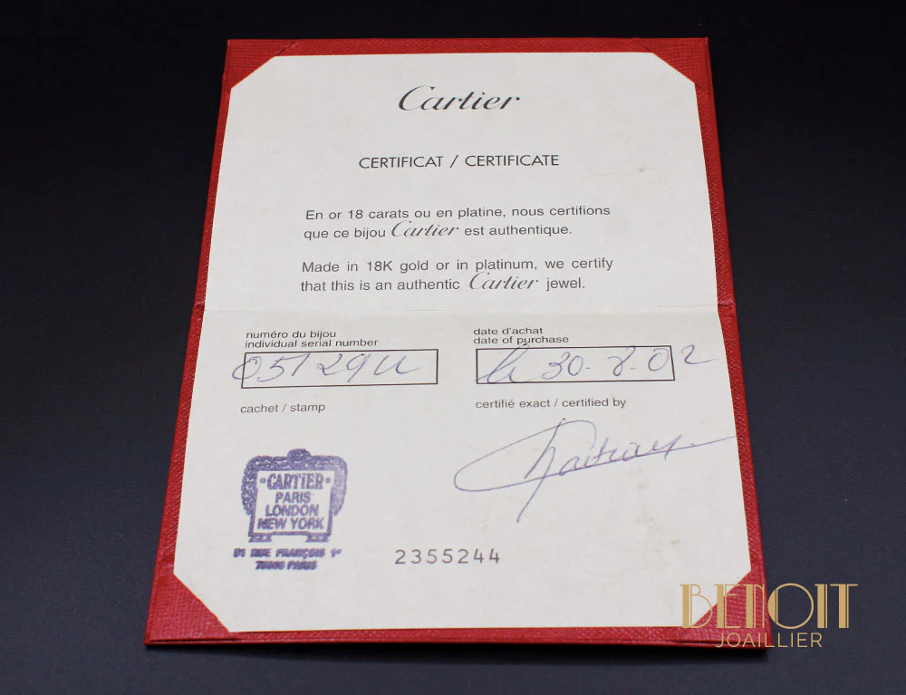 Bague Cartier "Trinity" GM  Or Blanc - Image 4