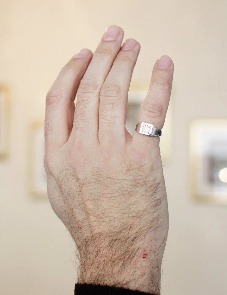 Bague Chaumet Diamant Or Blanc - Image 7