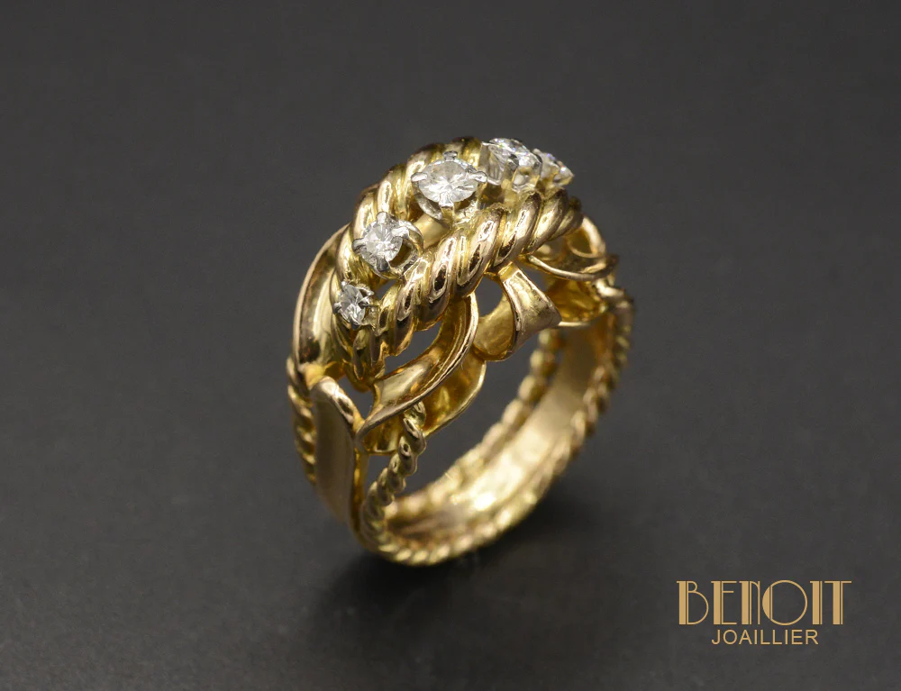 Bague Cocktail 1950