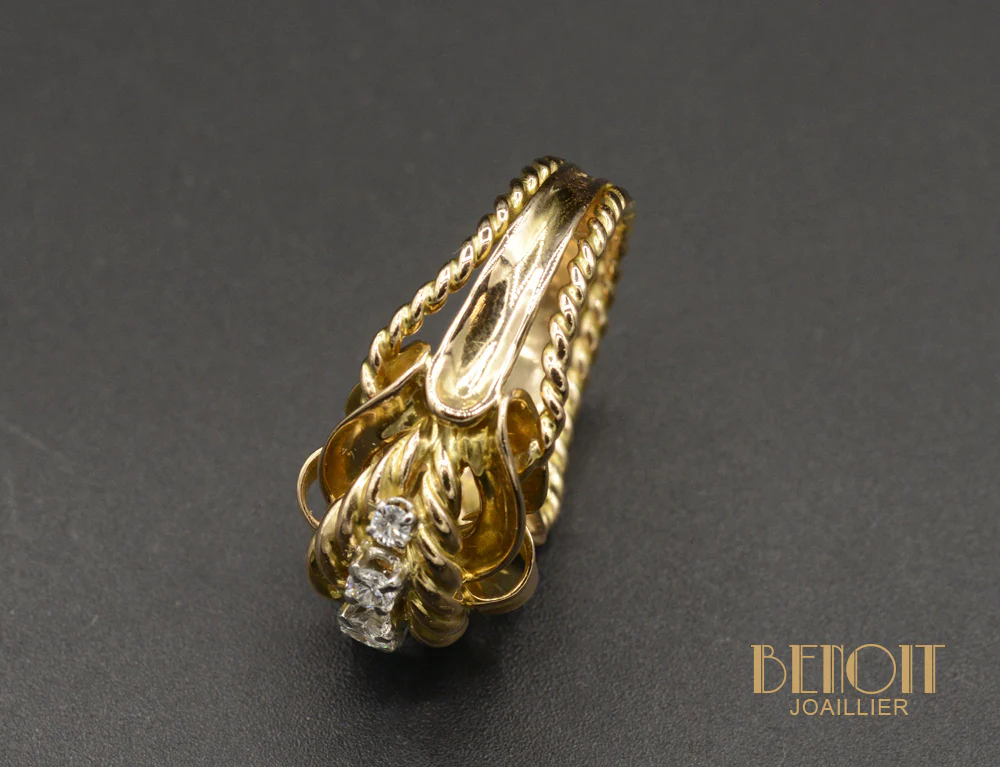 Bague Cocktail 1950 - Image 4