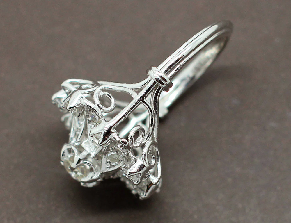 Bague Cocktail Diamants - Image 5