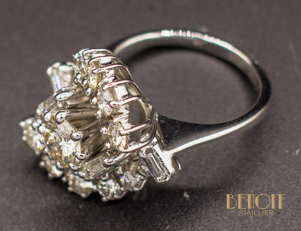 Bague Cocktail Diamants - Image 4