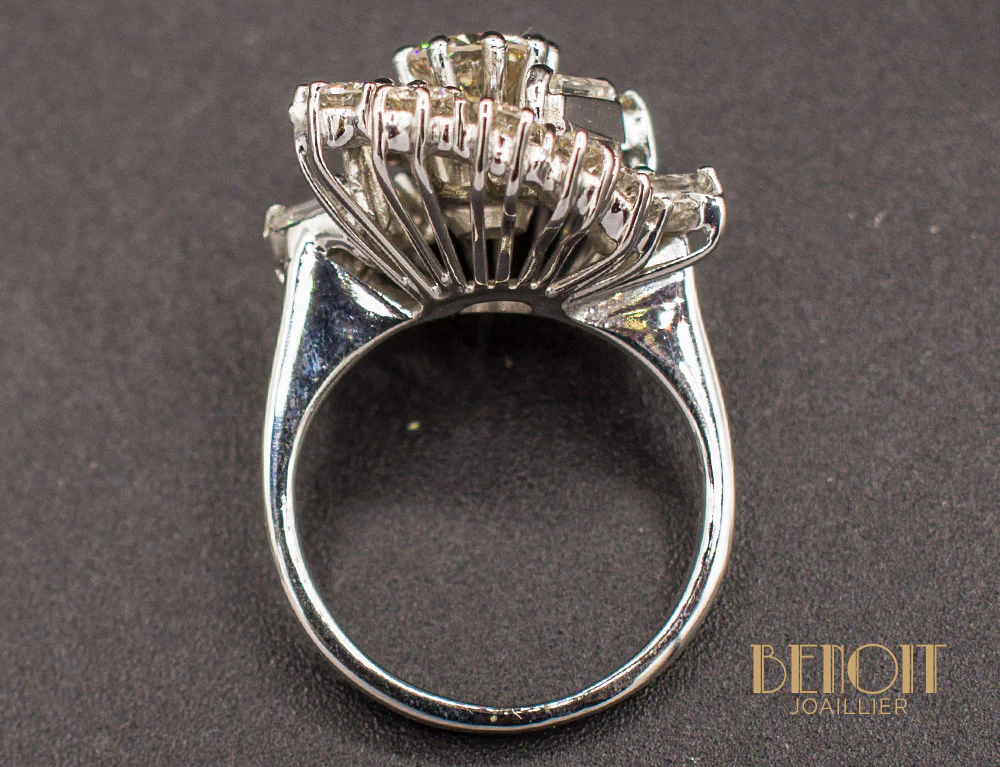 Bague Cocktail Diamants - Image 6