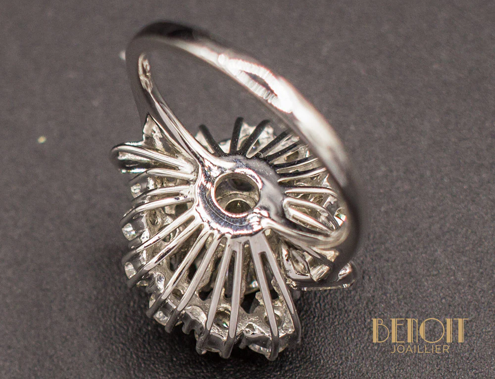 Bague Cocktail Diamants - Image 7