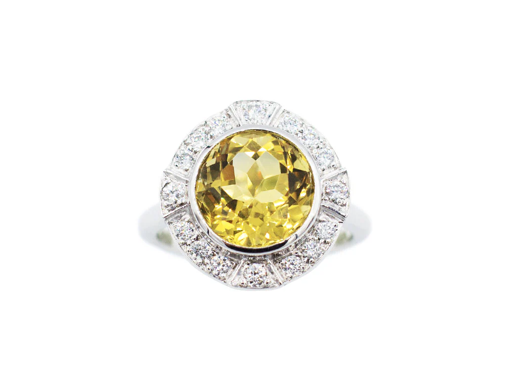 Bague Création Benoit Joaillier "Citrine" - Image 2