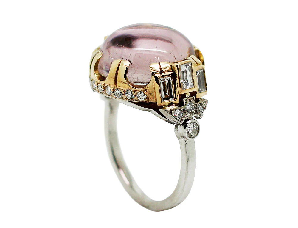 Bague Création Benoit Joaillier "Couronne" Tourmaline - Image 3