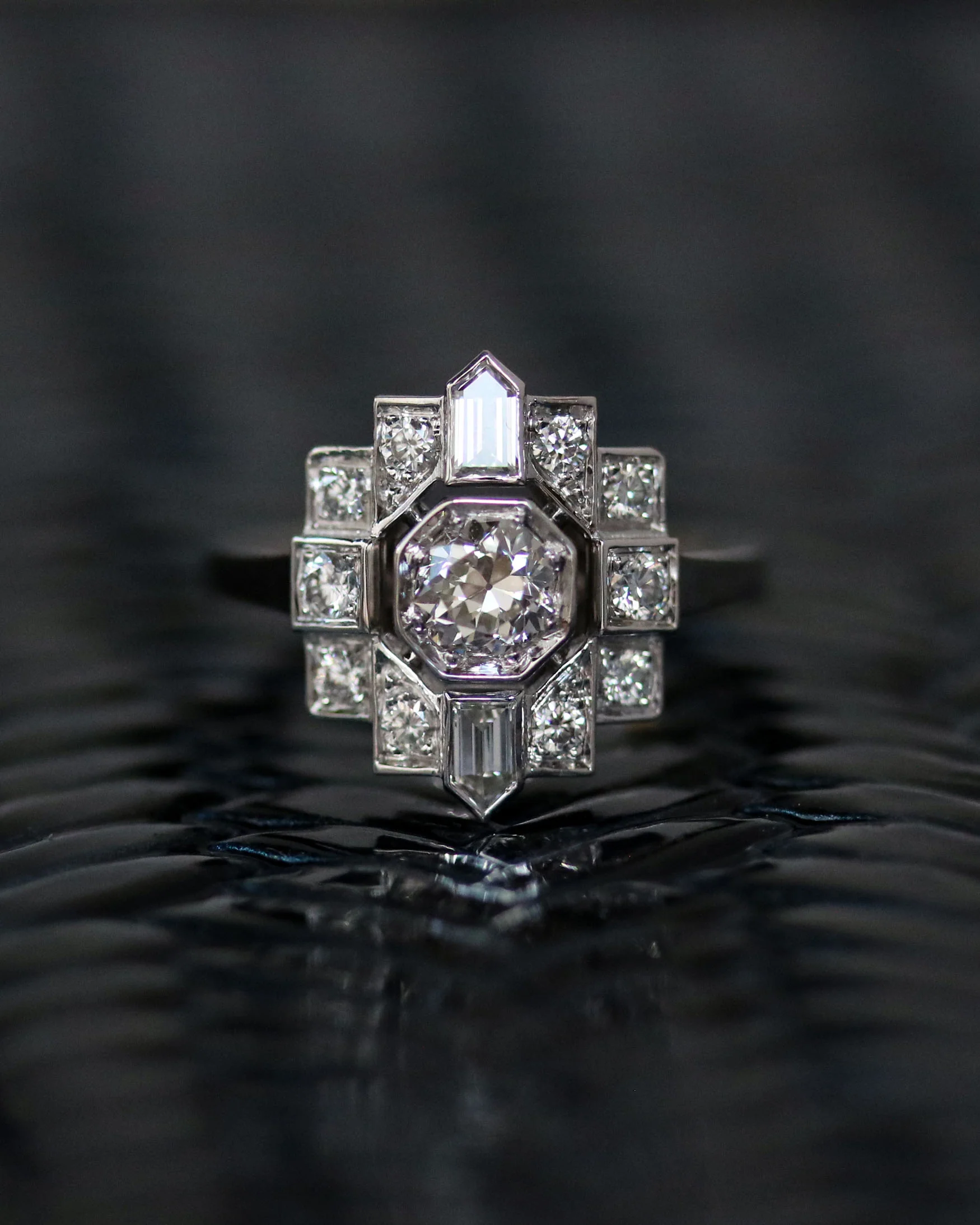 Bague Création Benoit Joaillier "Diamants Bullet" - Image 5