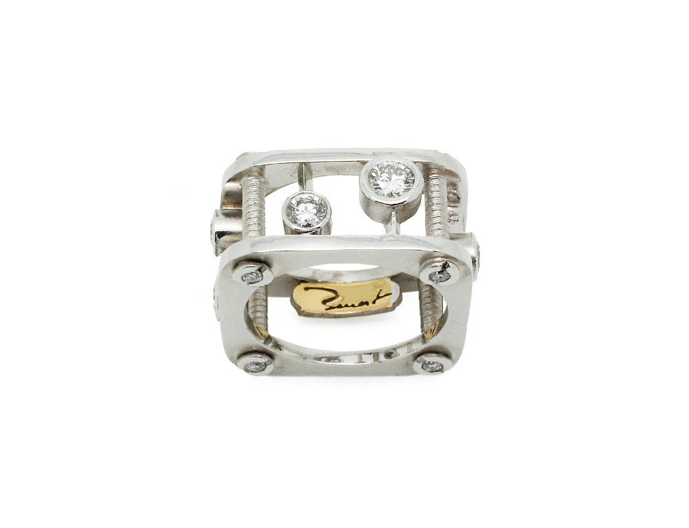 Bague Création Benoit Joaillier "Étau" - Image 2