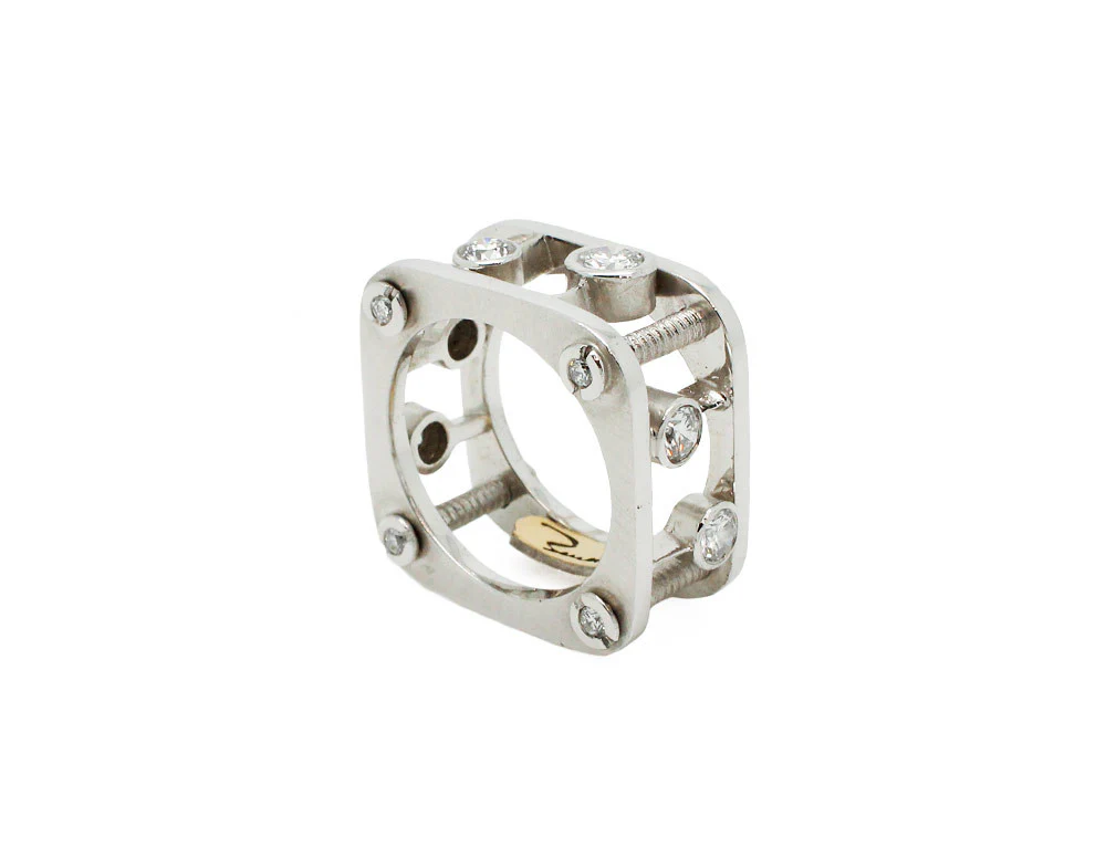 Bague Création Benoit Joaillier "Étau" - Image 3