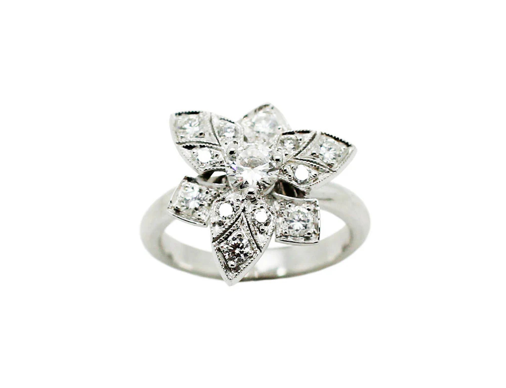 Bague Création Benoit Joaillier "Iris" Diamants - Image 2