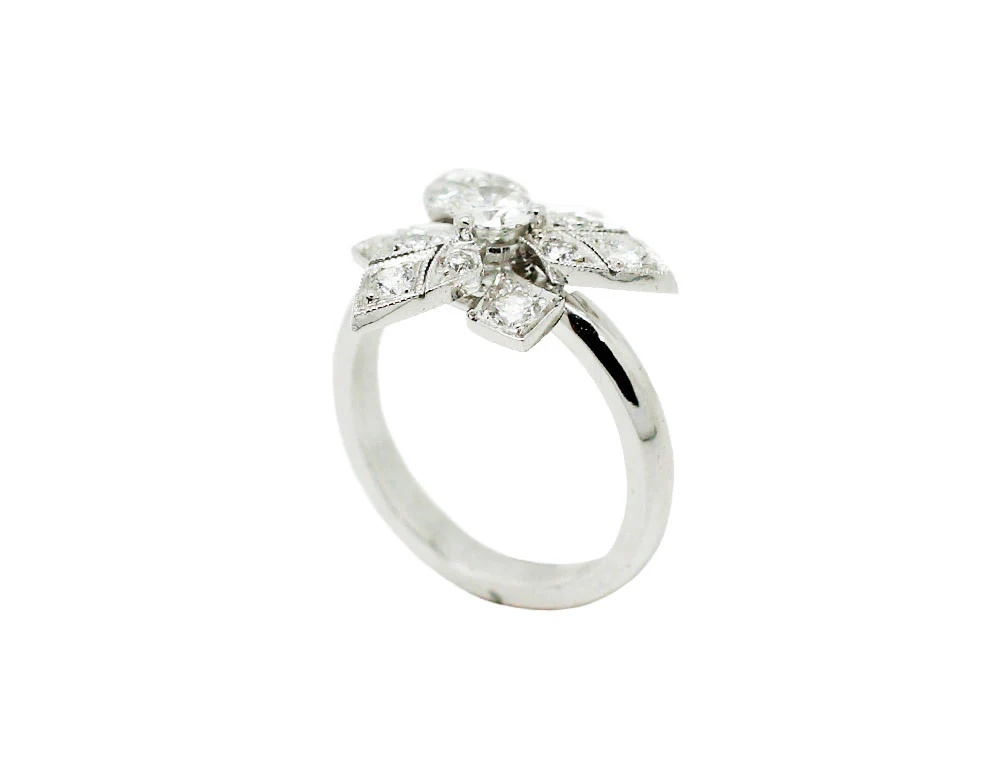 Bague Création Benoit Joaillier "Iris" Diamants - Image 3
