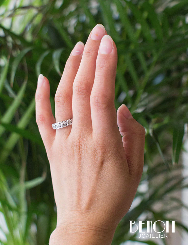 Bague Création Benoit Joaillier "Jarretière" - Image 4