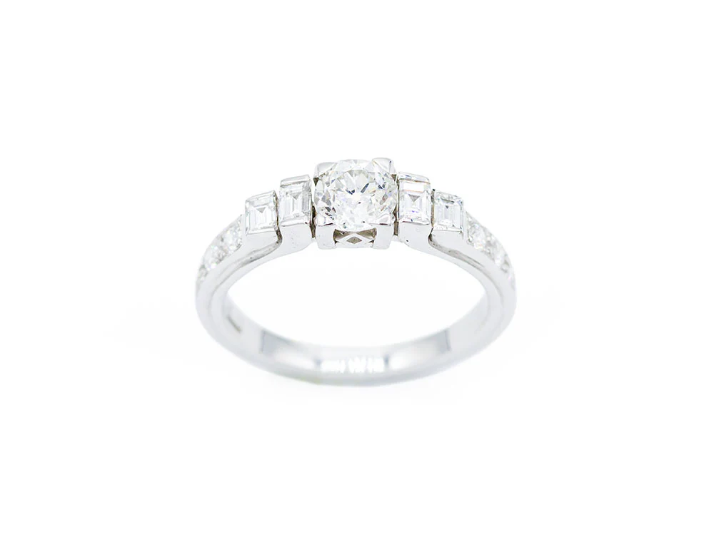 Bague Création Benoit Joaillier "Jarretière" Diamants - Image 2
