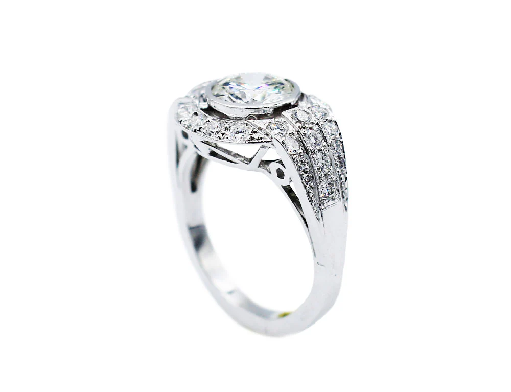 Bague Création Benoit Joaillier "Ronde Bandeaux de Diamants" Diamant 1,31ct G-VVS1 - Image 3