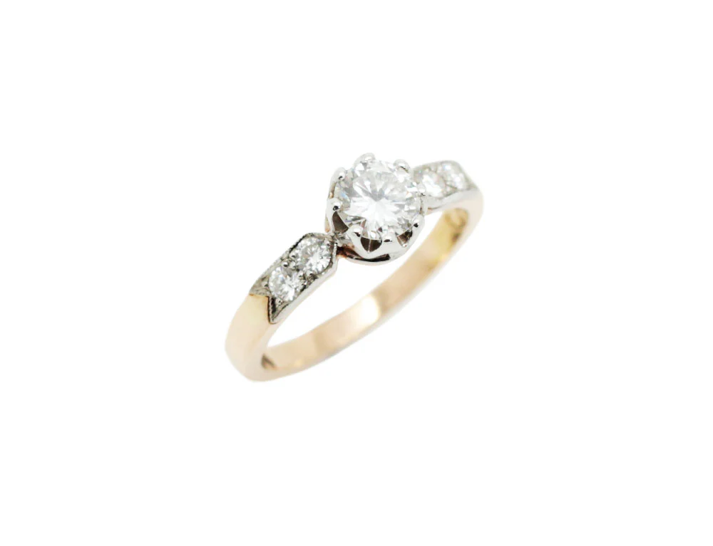 Bague Création Benoit Joaillier "Solitaire À l'Ancienne"