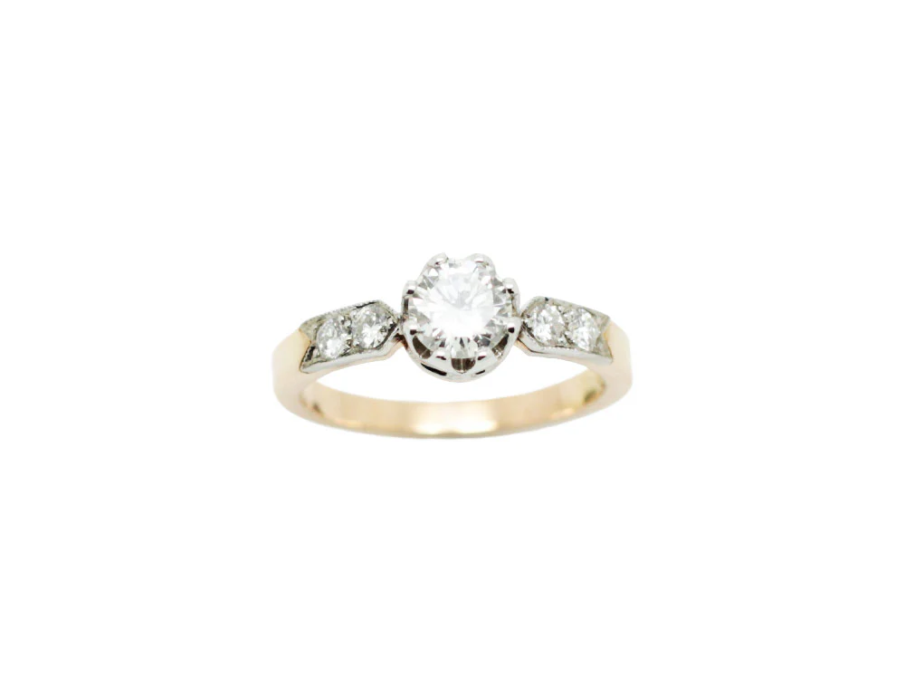 Bague Création Benoit Joaillier "Solitaire À l'Ancienne" - Image 2