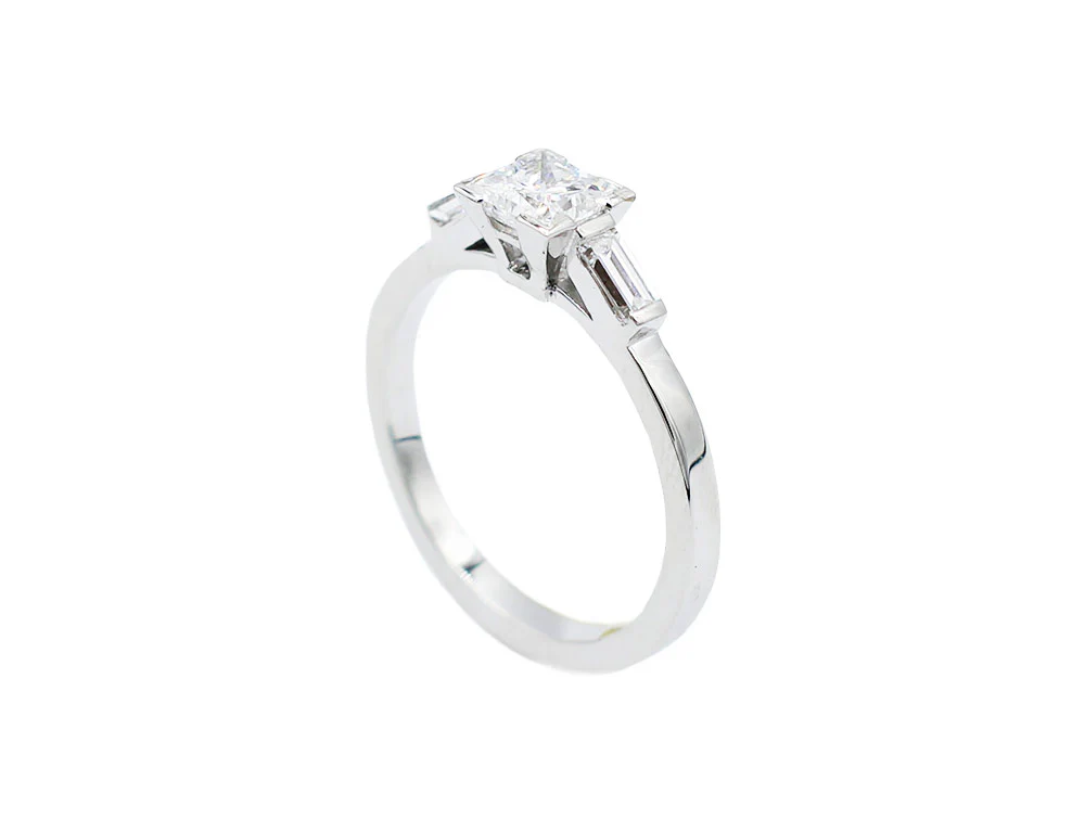 Bague Création Benoit Joaillier "Solitaire Princesse" - Image 3