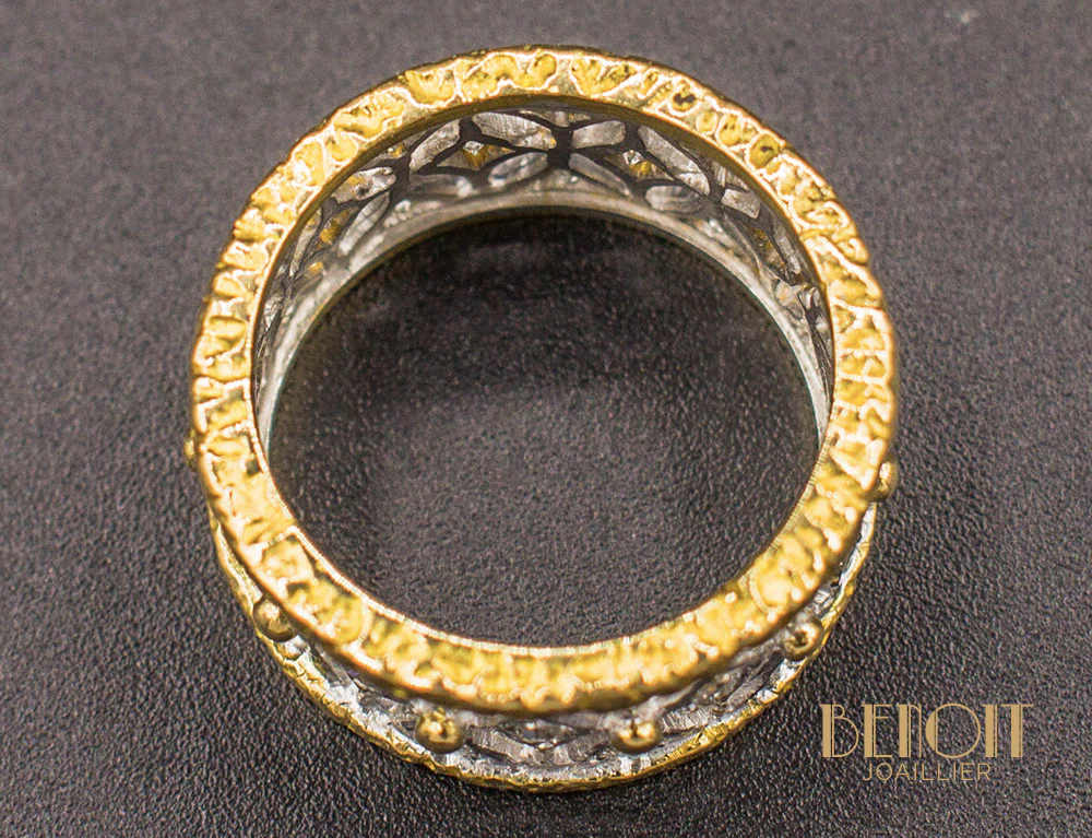 Bague Dentelle Diamants - Image 4