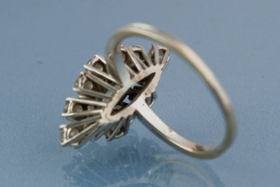 Bague Diamant Navette - Image 3